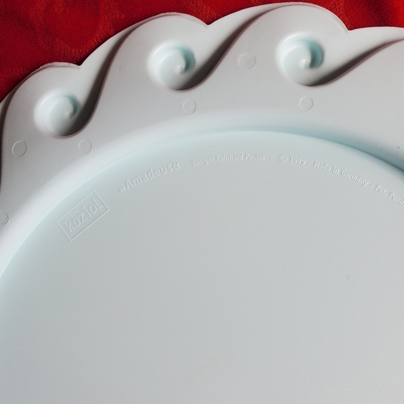 Koziol "Amadeus" Cake Stand / Serving Tray - RARE colour - Aqua - VGUC - Picture 5 of 7